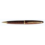 Waterman Carene Ballpoint Marine Amber Gold Trim Logo Branded