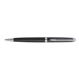 Custom Imprinted Waterman Hemisphere Ballpoint Matte Black Chrome Trim  Custom Imprinted Waterman Hemisphere Ballpoint Matte Black Chrome Trim