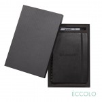 Eccolo Kabuki Spiral Journal/Austen Pen/Stylus Gift Set - (M) 6"x8" Black Custom Imprinted