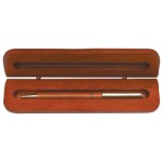 Rosewood Wooden Pen Case & Pen Set Custom Printed