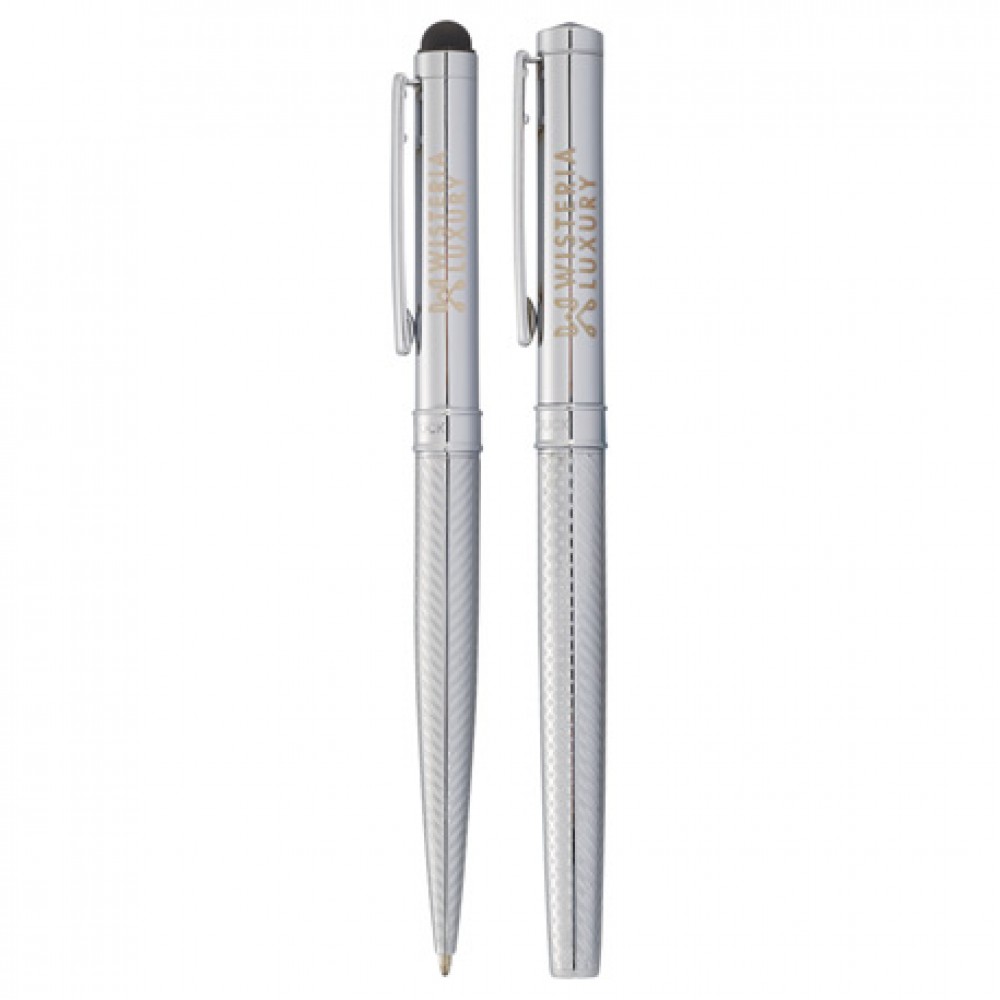 Logo Branded Cutter & Buck Empire Stylus Pen Set Logo Branded Cutter & Buck Empire Stylus Pen Set