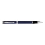 Promotional Parker IM Matte Blue with Chrome Trim Rollerball Pen