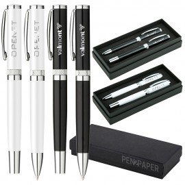 Emerson Ballpoint & Rollerball Pen Set Custom Imprinted  Emerson Ballpoint & Rollerball Pen Set Custom Imprinted