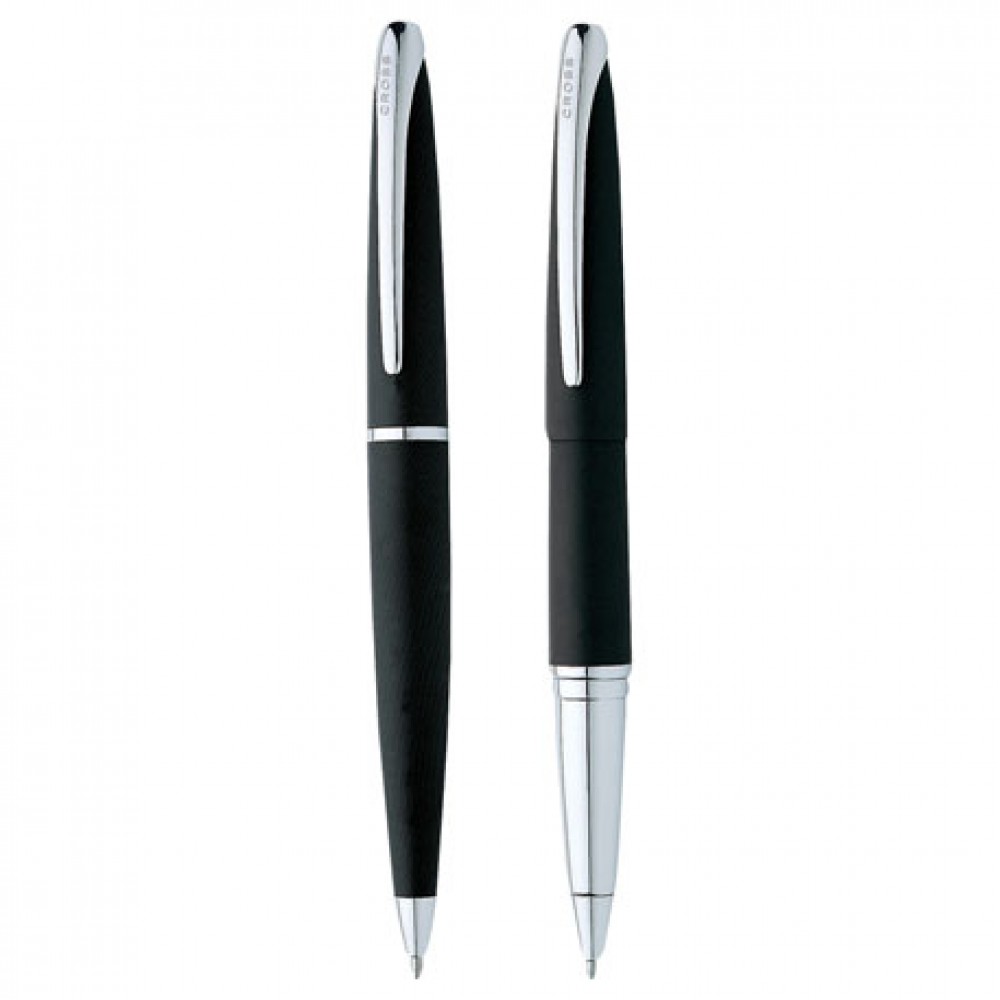 Cross ATX Basalt Black Pen Set Logo Branded