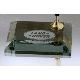 Jade Glass Pen Set w/ Silver Pen & Funnel Custom Printed