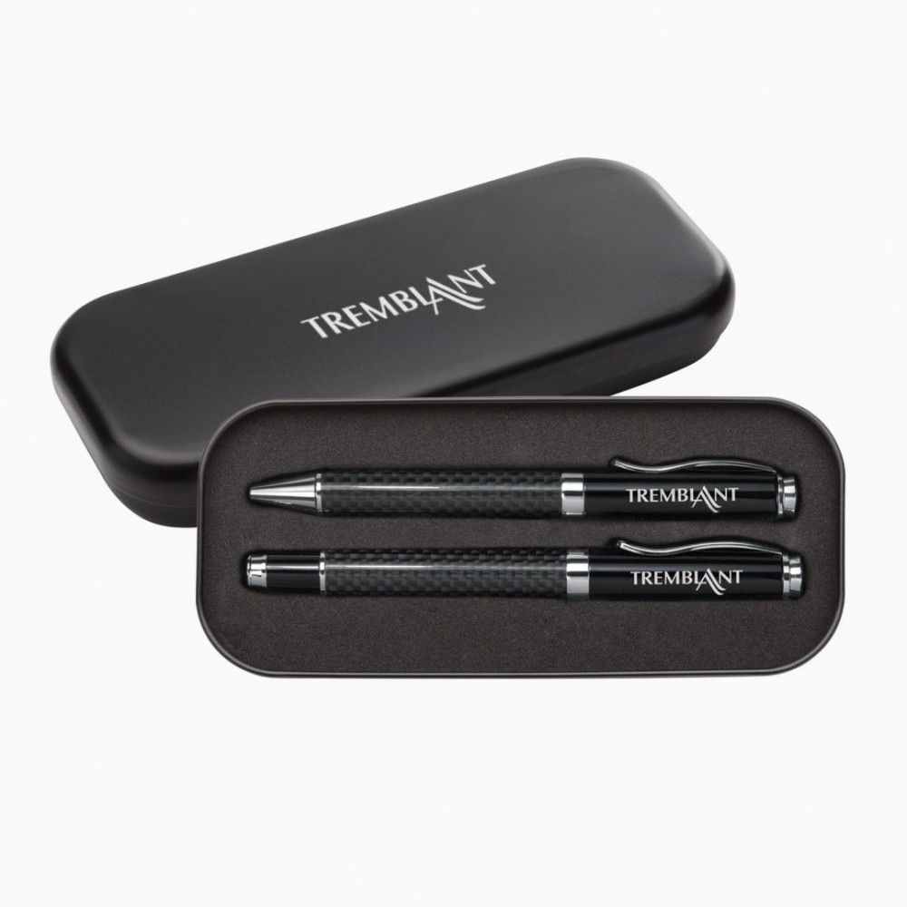 Custom Imprinted Bristol Ballpoint & Rollerball Gift Set