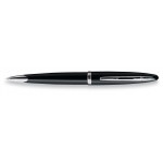 Logo Branded Waterman Carene Ballpoint Black Sea Silver Trim