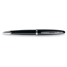 Logo Branded Waterman Carene Ballpoint Black Sea Silver Trim