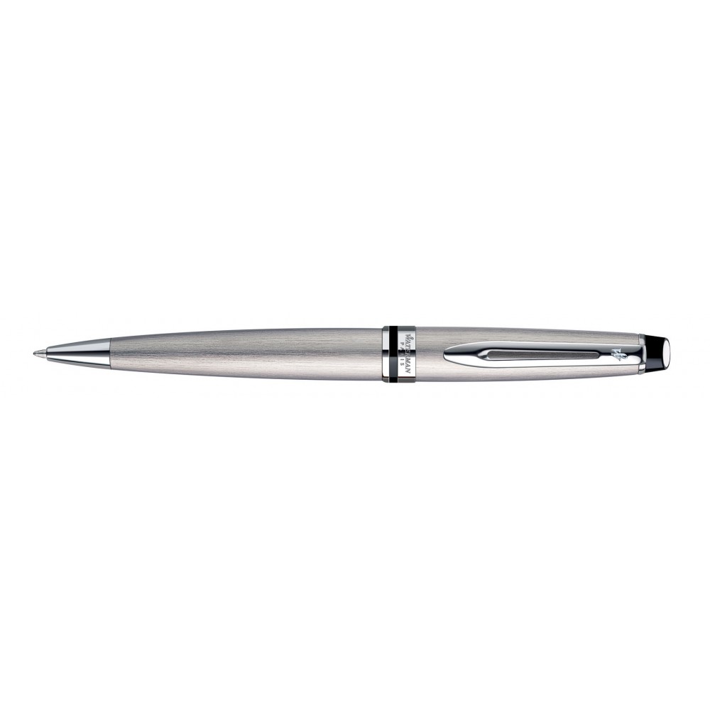 Custom Imprinted Waterman Expert Ball Point Stainless Steel Chrome Trim Pen