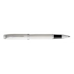 Custom Imprinted Parker IM White Lacquer with Chrome Trim Rollerball