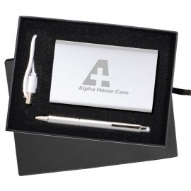 Customized The Sybil Power Bank & Stylus Pen Gift Set