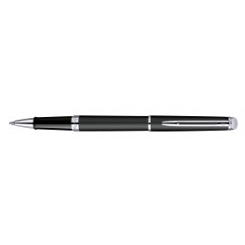 Waterman Hemisphere Roller Ball Matte Black Chrome Trim Logo Branded  Waterman Hemisphere Roller Ball Matte Black Chrome Trim Logo Branded
