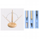 Beech Magnetic Levitation Pen Set Custom Imprinted