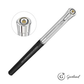 Custom Imprinted Garland Monogram Custom Rollerball Pen - Chrome