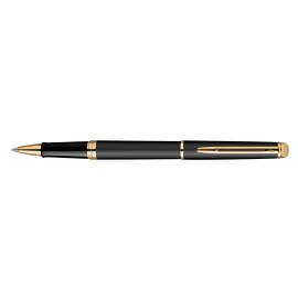 Waterman Hemisphere Rollerball Matte Black Gold Trim Custom Printed  Waterman Hemisphere Rollerball Matte Black Gold Trim Custom Printed