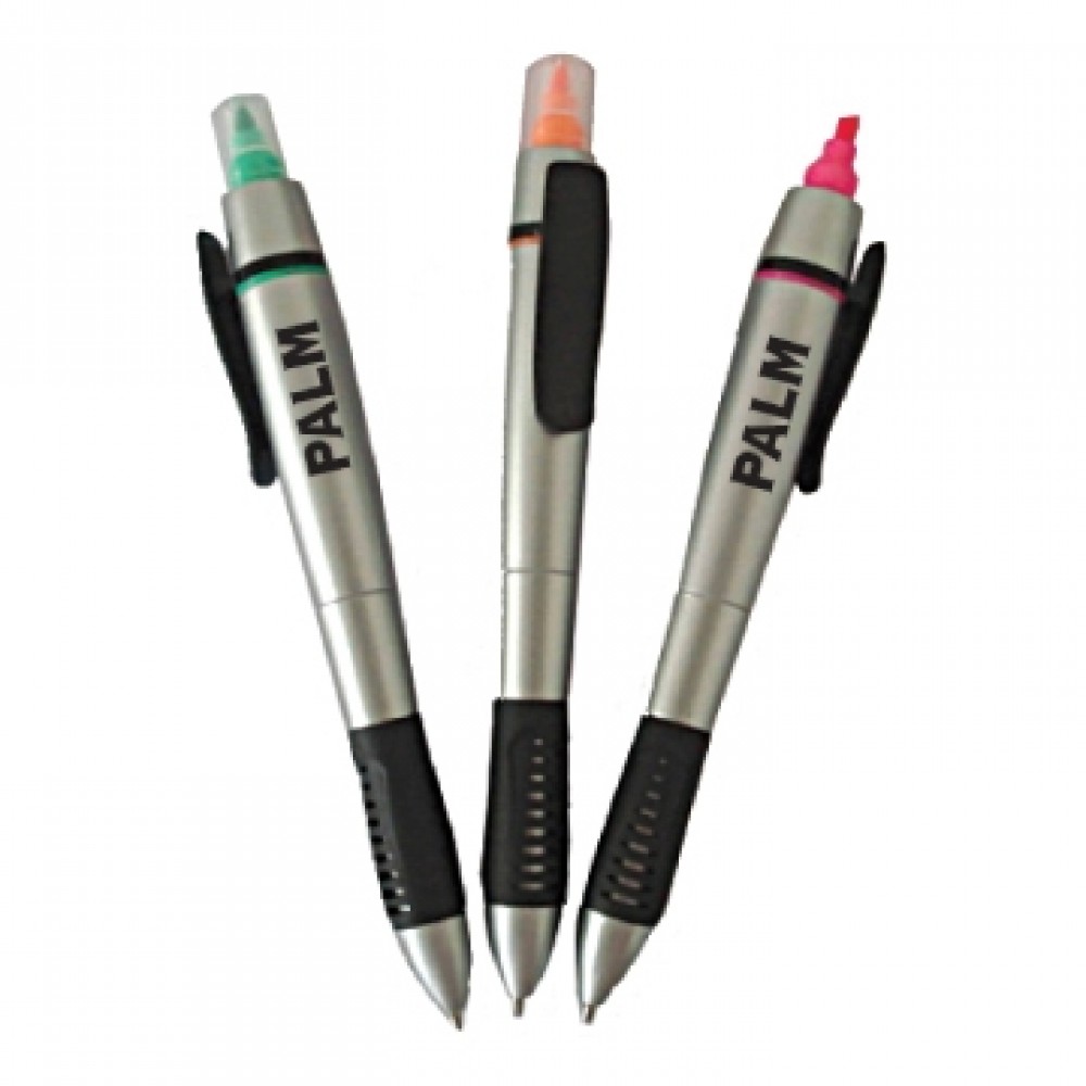 Combo Ballpoint Pen & Highlighter (45 Days) Logo Printed Combo Ballpoint Pen & Highlighter (45 Days) Logo Printed