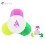 Logo Branded Creative Three-color Highlighter (Economy Shipping)