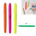 Fluorescent Pocket Highlighter Broad Tip with Logo