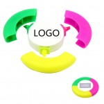 Personalized Round Three-color Highlighter