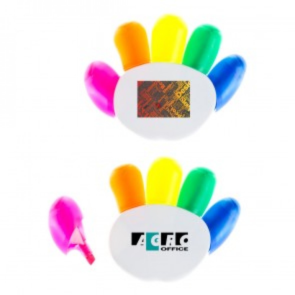 Logo Printed High 5 Highlighter (Direct Import - 8-10 Weeks Ocean) Logo Printed High 5 Highlighter (Direct Import - 8-10 Weeks Ocean)