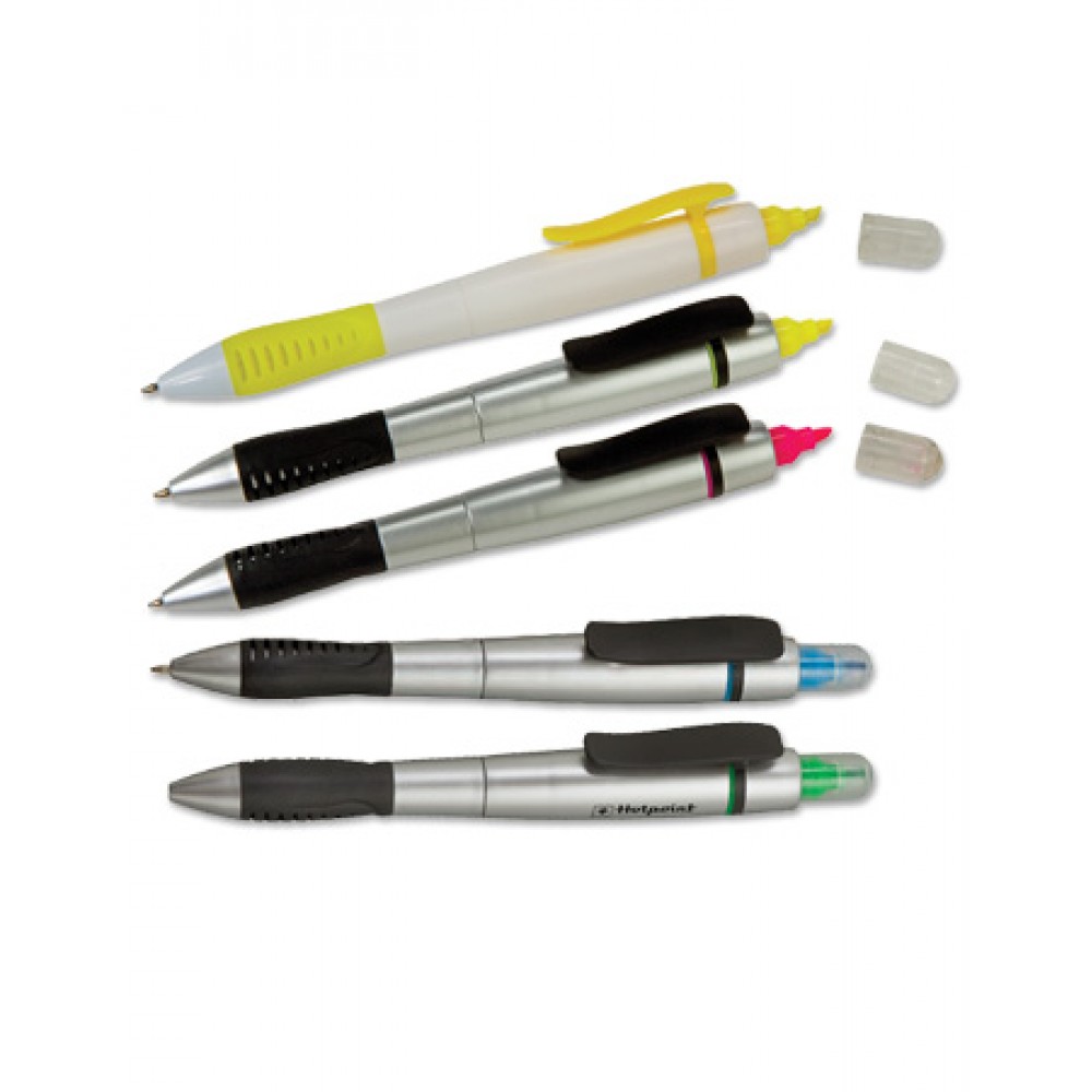 Contemporary Highlighter/Pen with Logo Contemporary Highlighter/Pen with Logo
