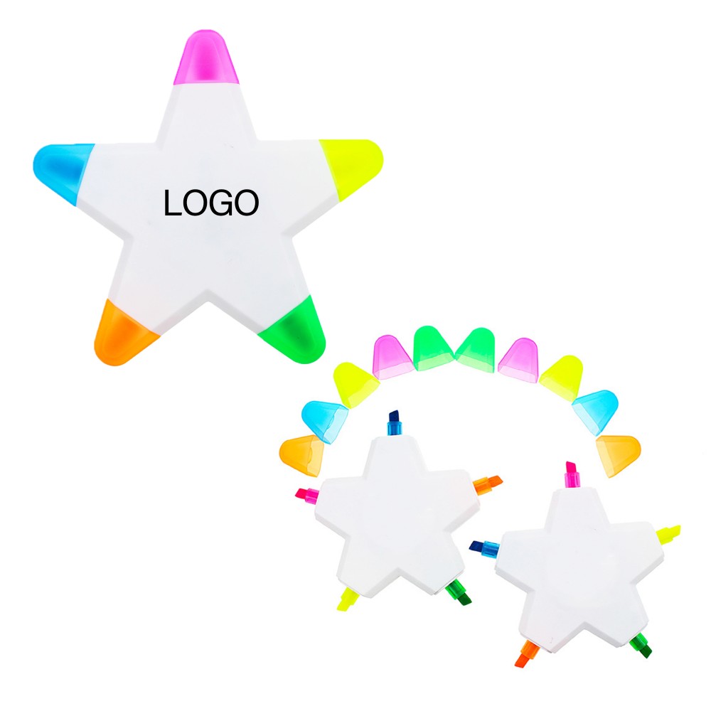 Star Shape Highlighter with Logo Star Shape Highlighter with Logo