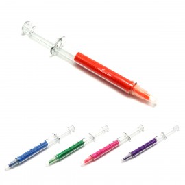 Personalized 7 Colors Creative Syringe Highlighter  Personalized 7 Colors Creative Syringe Highlighter