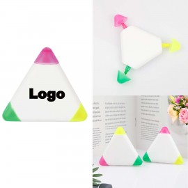 Triangle Shaped Highlighter with Logo  Triangle Shaped Highlighter with Logo