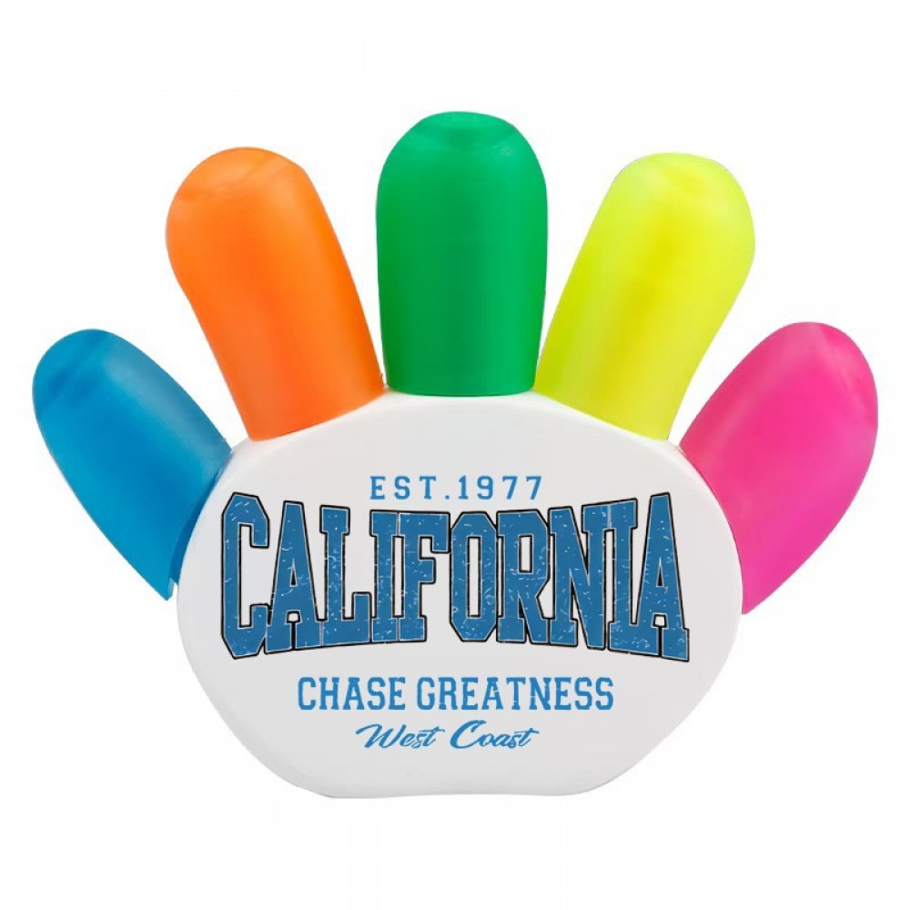 Personalized High-Five Highlighters Personalized High-Five Highlighters