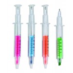 Promotional Syringe Highlighter & Pen