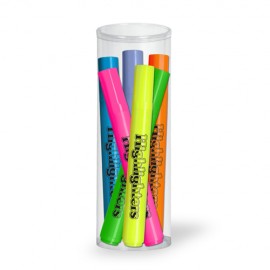 Liqui-Mark Brite Spots Highlighter 6-Pack Tube Set with Logo