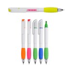 Highlighter with Ballpoint Pen with Logo