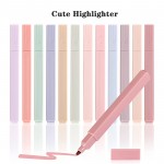 Highlighters Aesthetic Pastel Cute Highlighter with Logo