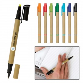 Eco Friendly Highlighter Pen Set with Logo