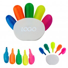 Hand Shaped Highlighter with Logo