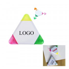Promotional Multi Color Mini Tri Highlighter  Promotional Multi Color Mini Tri Highlighter