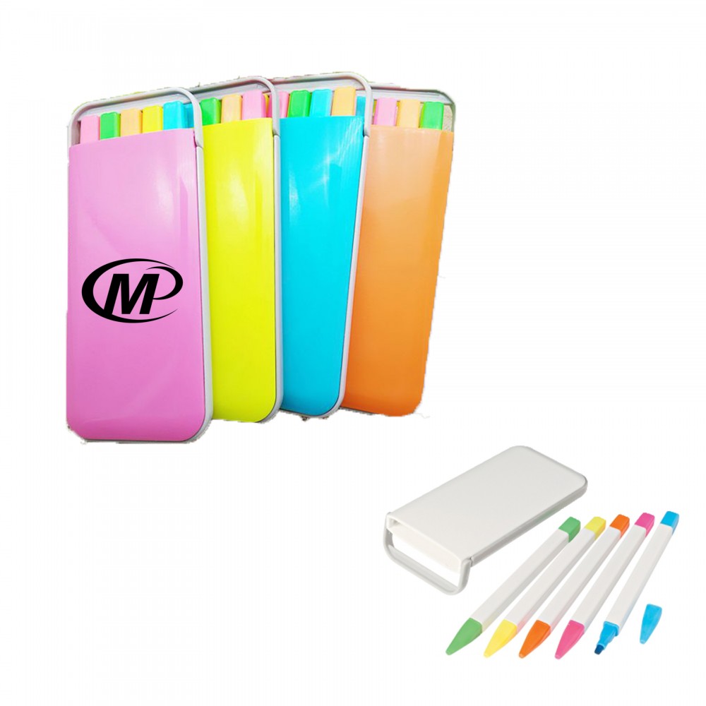 5-In-1 Highlighter Set with Logo