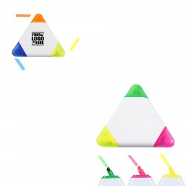 Logo Branded 3 In 1 Fluorescent Pens Highlighters  Logo Branded 3 In 1 Fluorescent Pens Highlighters