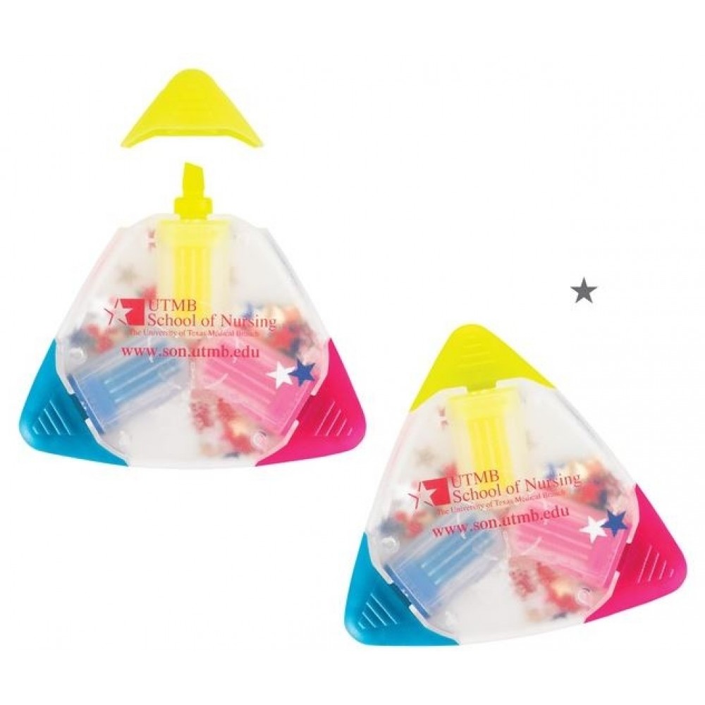 Logo Printed Trimark Confetti Highlighter Logo Printed Trimark Confetti Highlighter