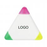 Triangle Shaped 3 Colors Highlighter with Logo