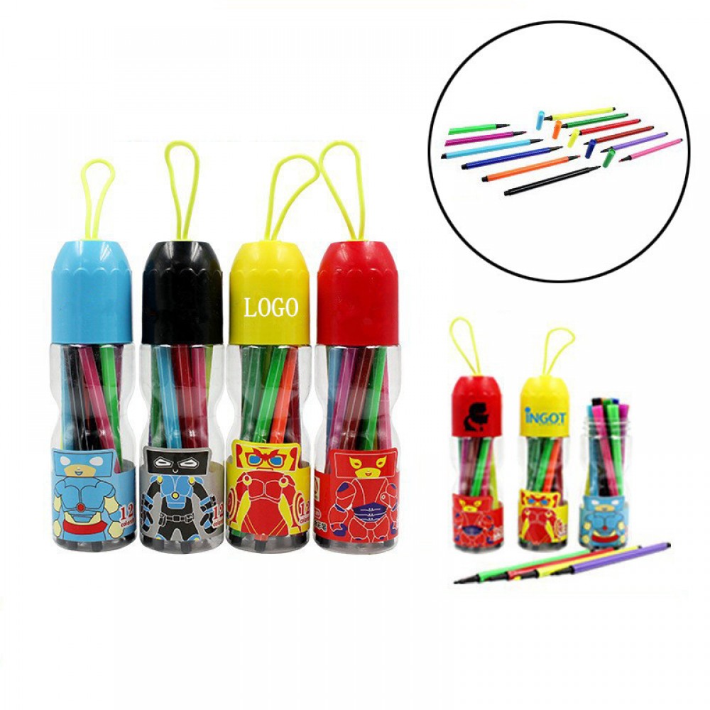 12 Pcs Highlighter Set with Logo 12 Pcs Highlighter Set with Logo