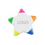 Pentagram Creative Fluorescent Highlight Marker Pen with Logo