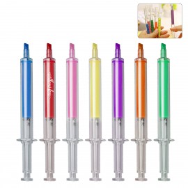 Slim Syringe Shaped Highlighter with Logo