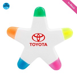 Personalized 5-Color Star Highlighter