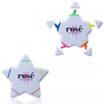 Personalized Star Shaped 5 Color Highlighters