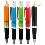 Madison T Highlighter/Pen Combination w/ Translucent Barrel with Logo