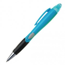 Champion Ballpoint/Highlighter - Blue with Logo  Champion Ballpoint/Highlighter - Blue with Logo