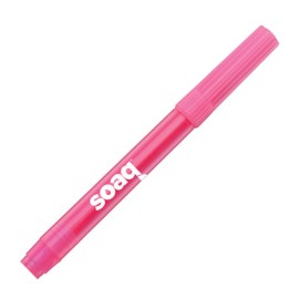 DriMark Bright Solid Highlighter - Pink with Logo  DriMark Bright Solid Highlighter - Pink with Logo