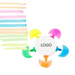 Petal Shaped Highlighter Pen with Logo