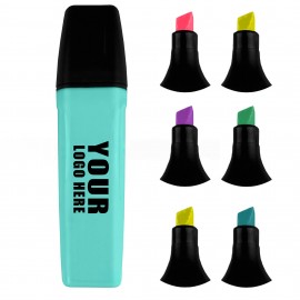 Single-Color Chisel-Tip Highlighter with Logo